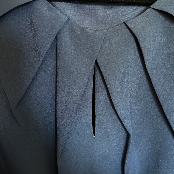 Express Navy and Black A-Line Cocktail Dress - Picture 4 of 4